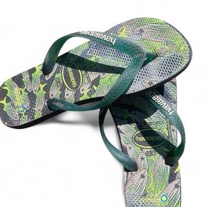 Havaianas Green Flip Flops